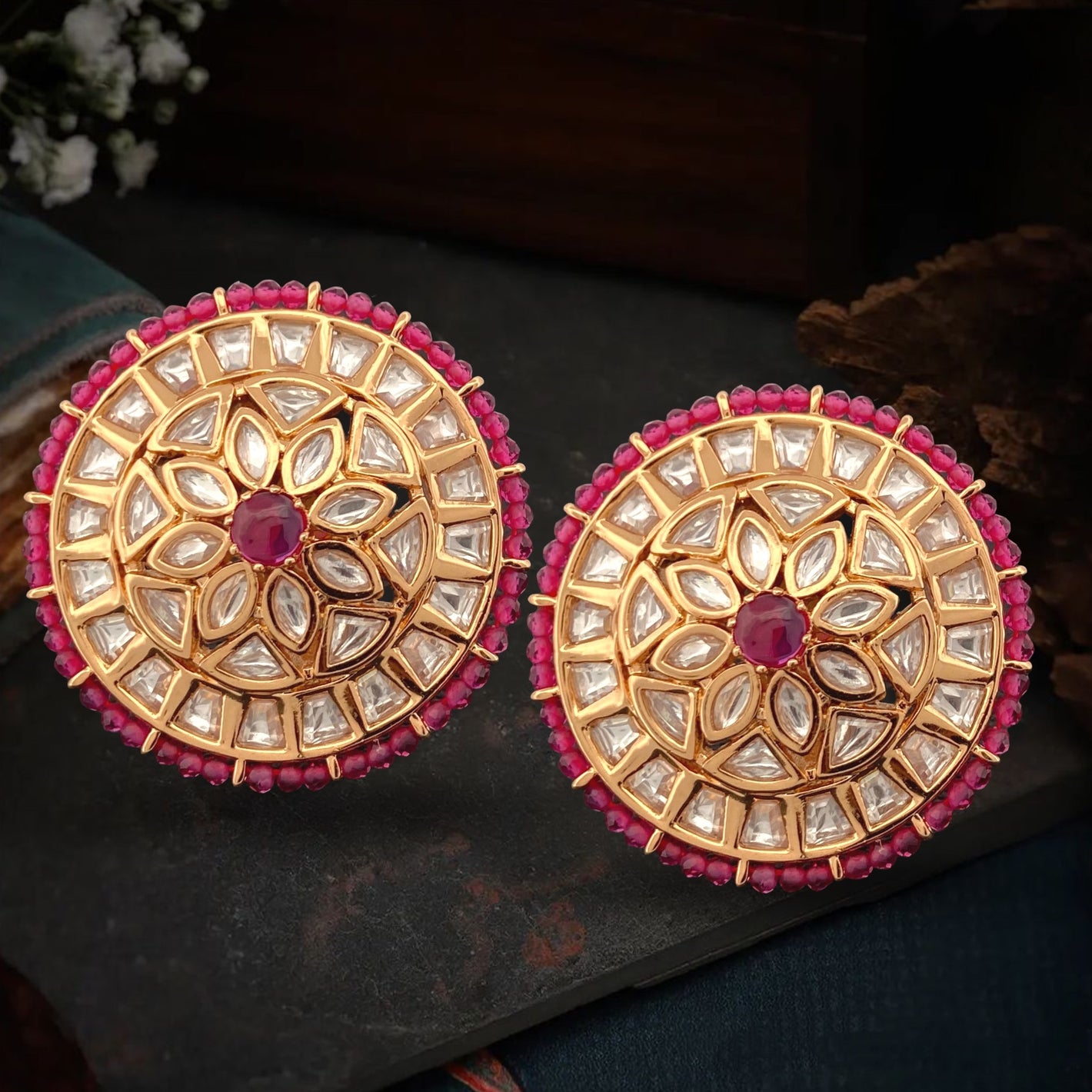 Zevar-Designs-Kundan-Studs-Gift