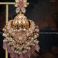 Zevar Designs Designer Earrings Heritage Inspired Jhumki & Chandbali Earrings - Pink