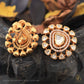 Zevar Designs Kundan Studs Moissanite Studs