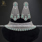 Zevar Designs Necklace Sets AD/Zircon Necklace Set - Mint