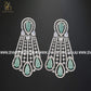 Zevar Designs Necklace Sets AD/Zircon Necklace Set - Mint
