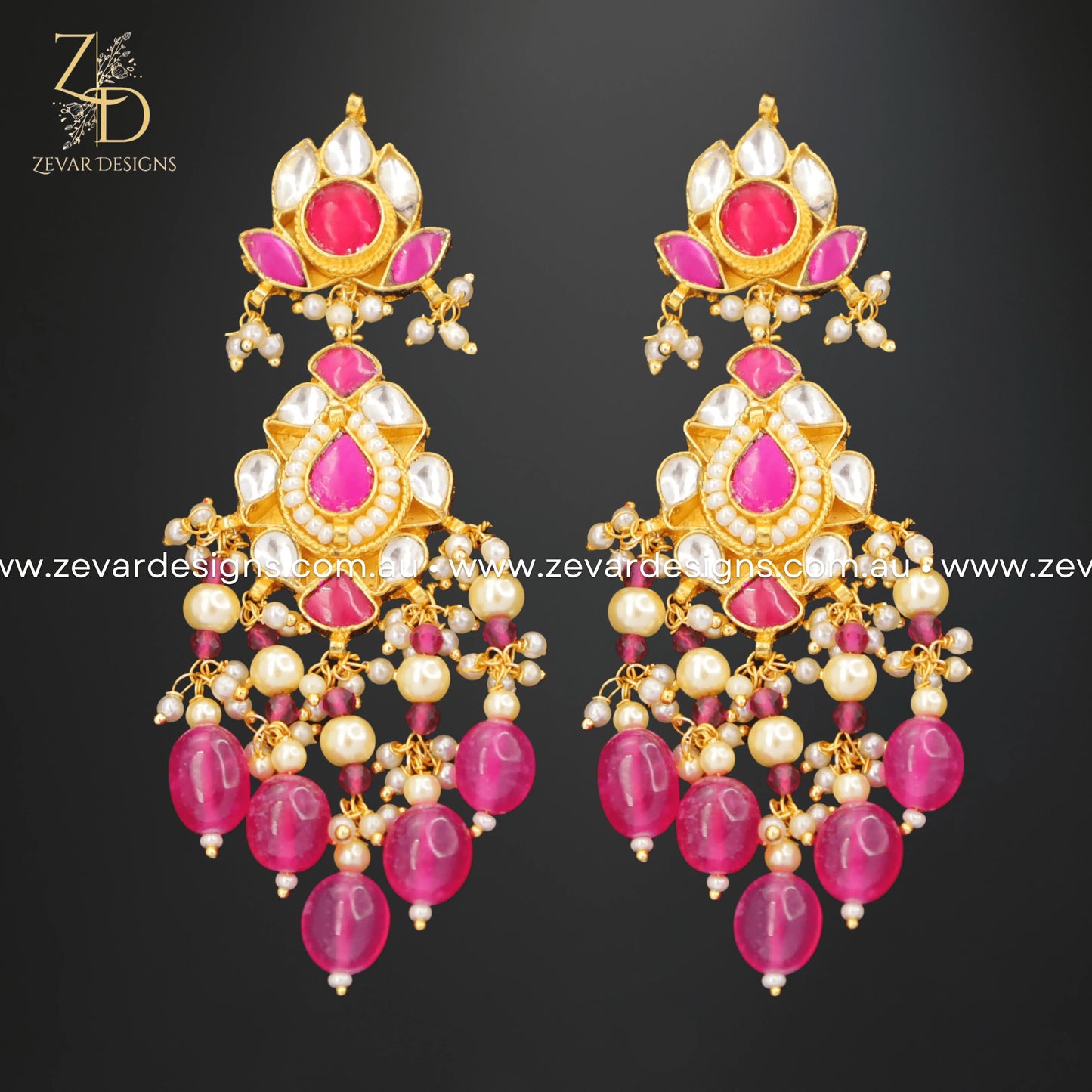 Zevar Designs Necklace Sets Choker Set Pachi Kundan