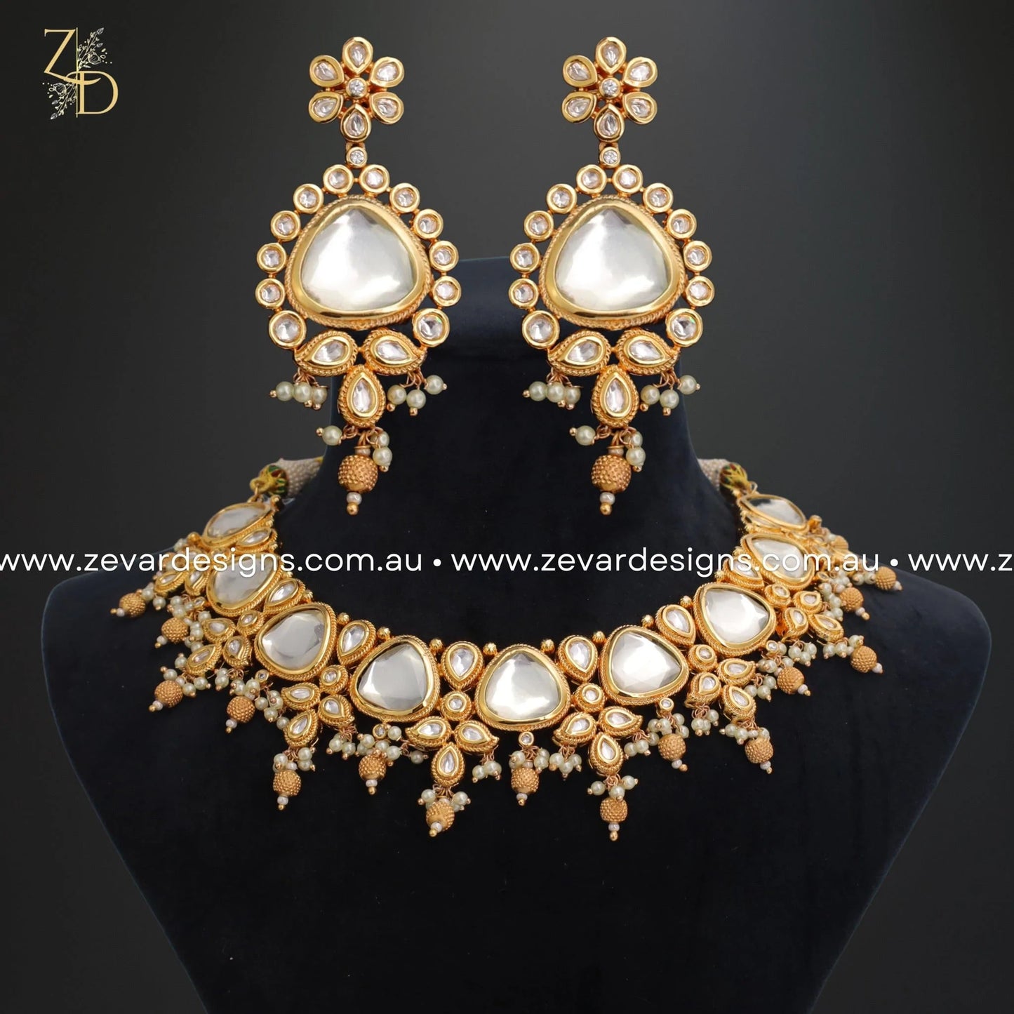 Zevar Designs Necklace Sets Kundan Necklace Set