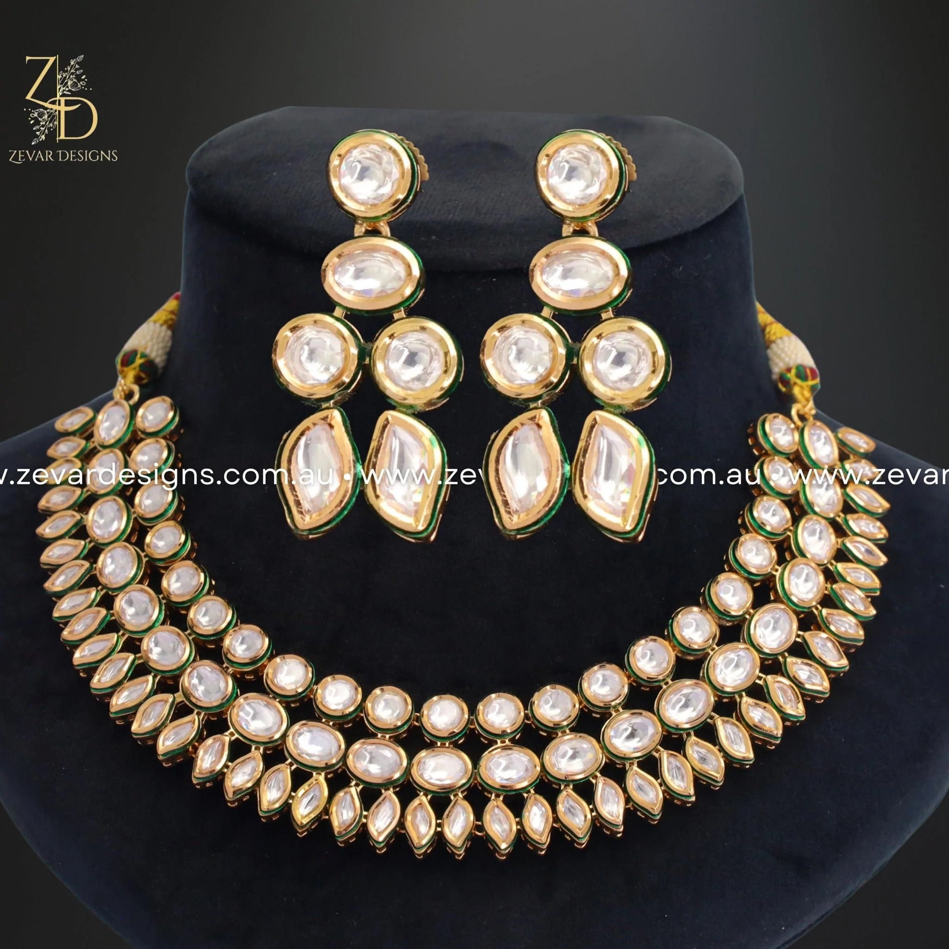 Zevar Designs Necklace Sets Kundan Necklace Set