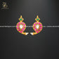 Zevar Designs Long Necklace Sets Kundan Pendant Set - Heritage Inspired