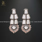 Zevar Designs Necklace Sets Kundan Polki Necklace Set in Black Rhodium