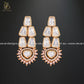 Zevar Designs Necklace Sets Kundan Uncut Polki Necklace Set - Pink